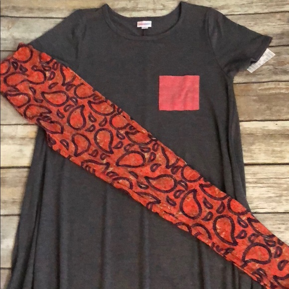 LuLaRoe Other - NWT LuLaRoe Carly Dress and OS Leggings